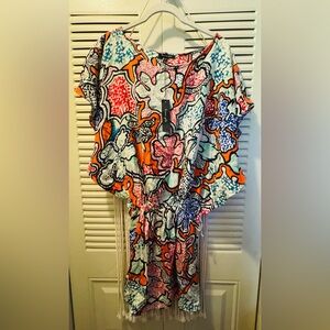 NWT LAUREN GOLD Printed Tunic Dress